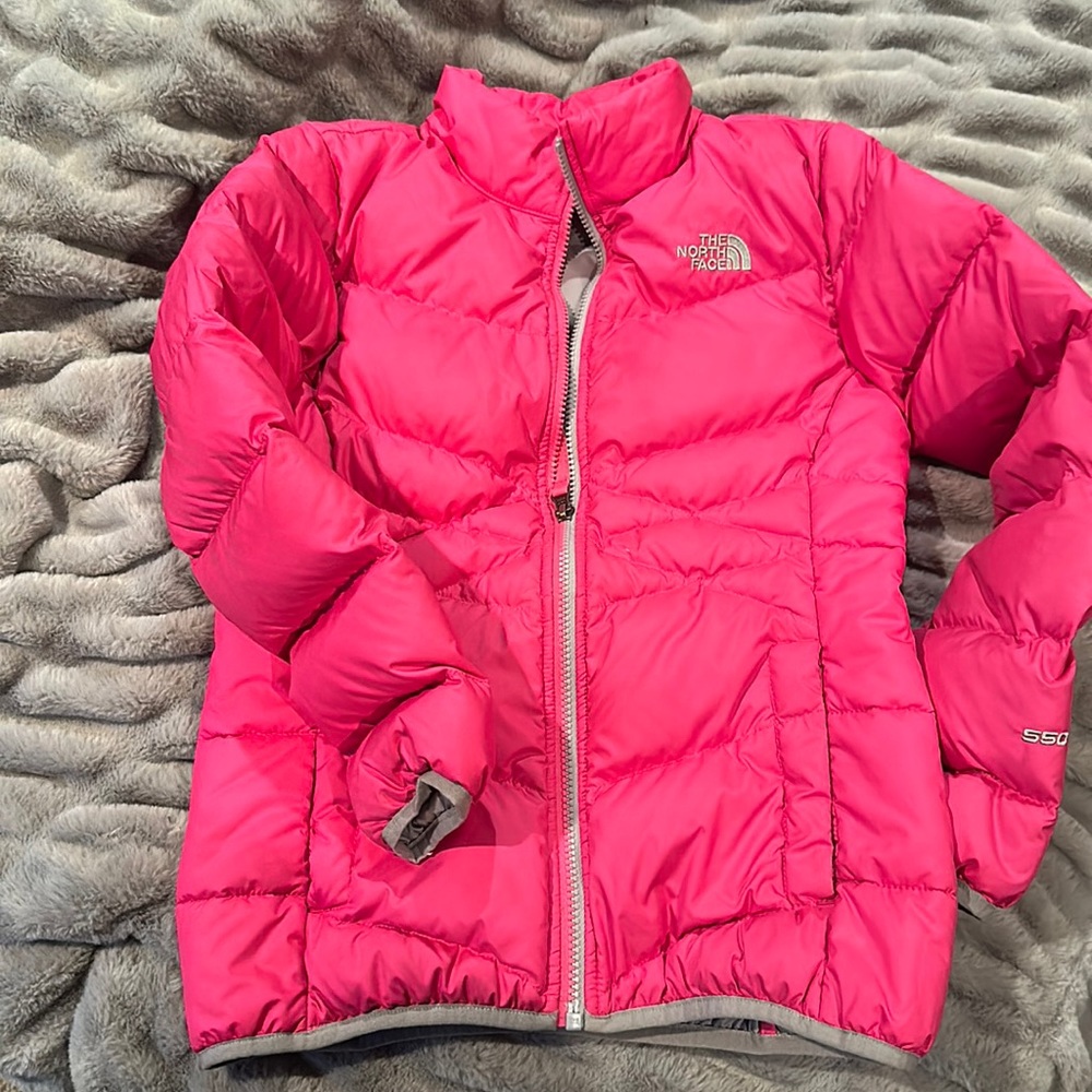 North face coat Girl size 10/12